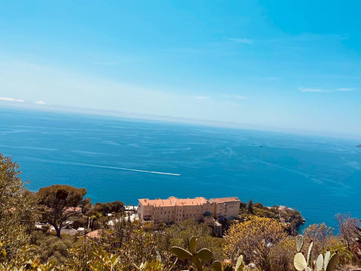 Luxueux Appartement - Vue Mer - Piscine - Free Parking - Monaco カップダイユ エクステリア 写真
