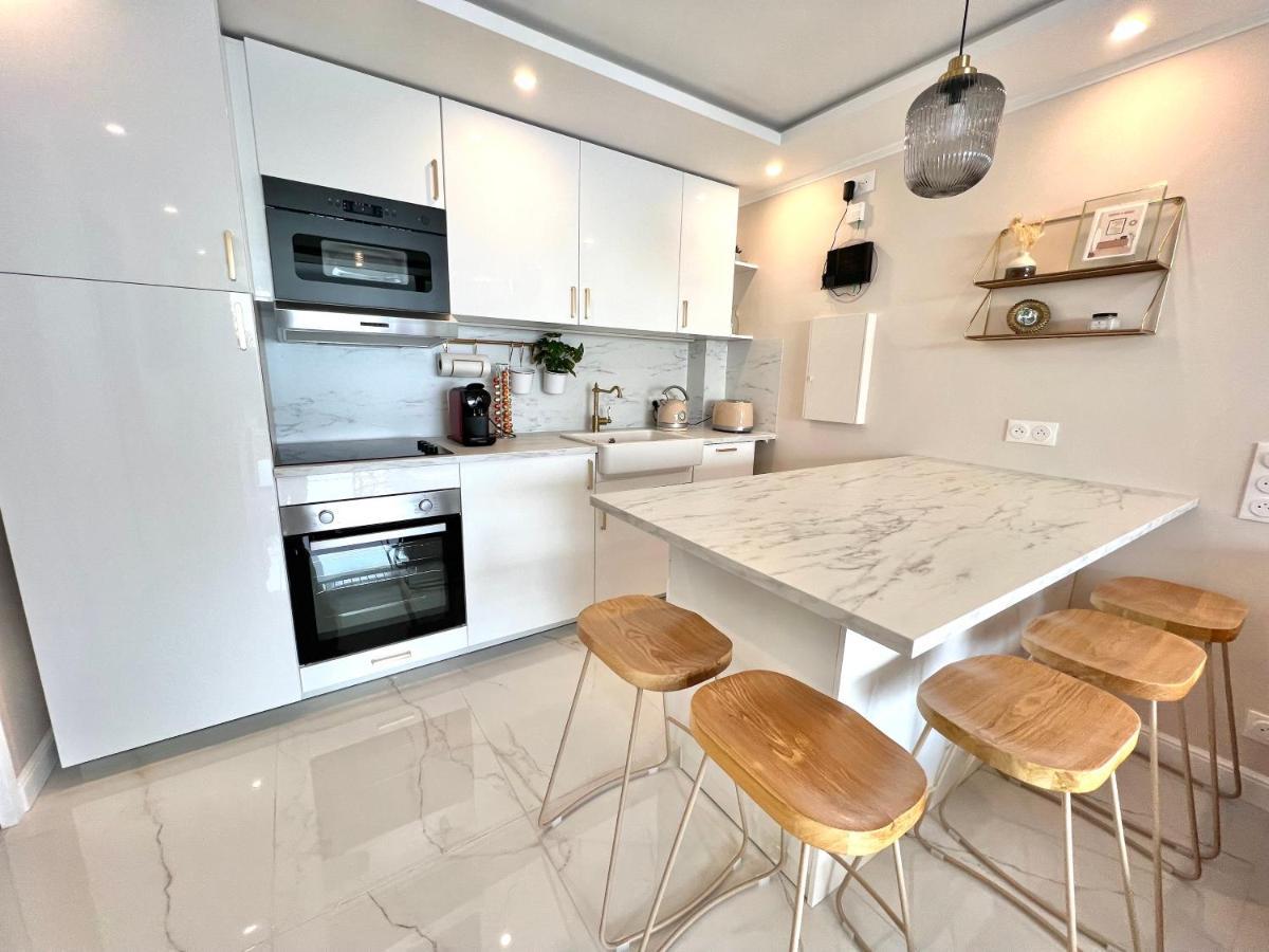 Luxueux Appartement - Vue Mer - Piscine - Free Parking - Monaco カップダイユ エクステリア 写真