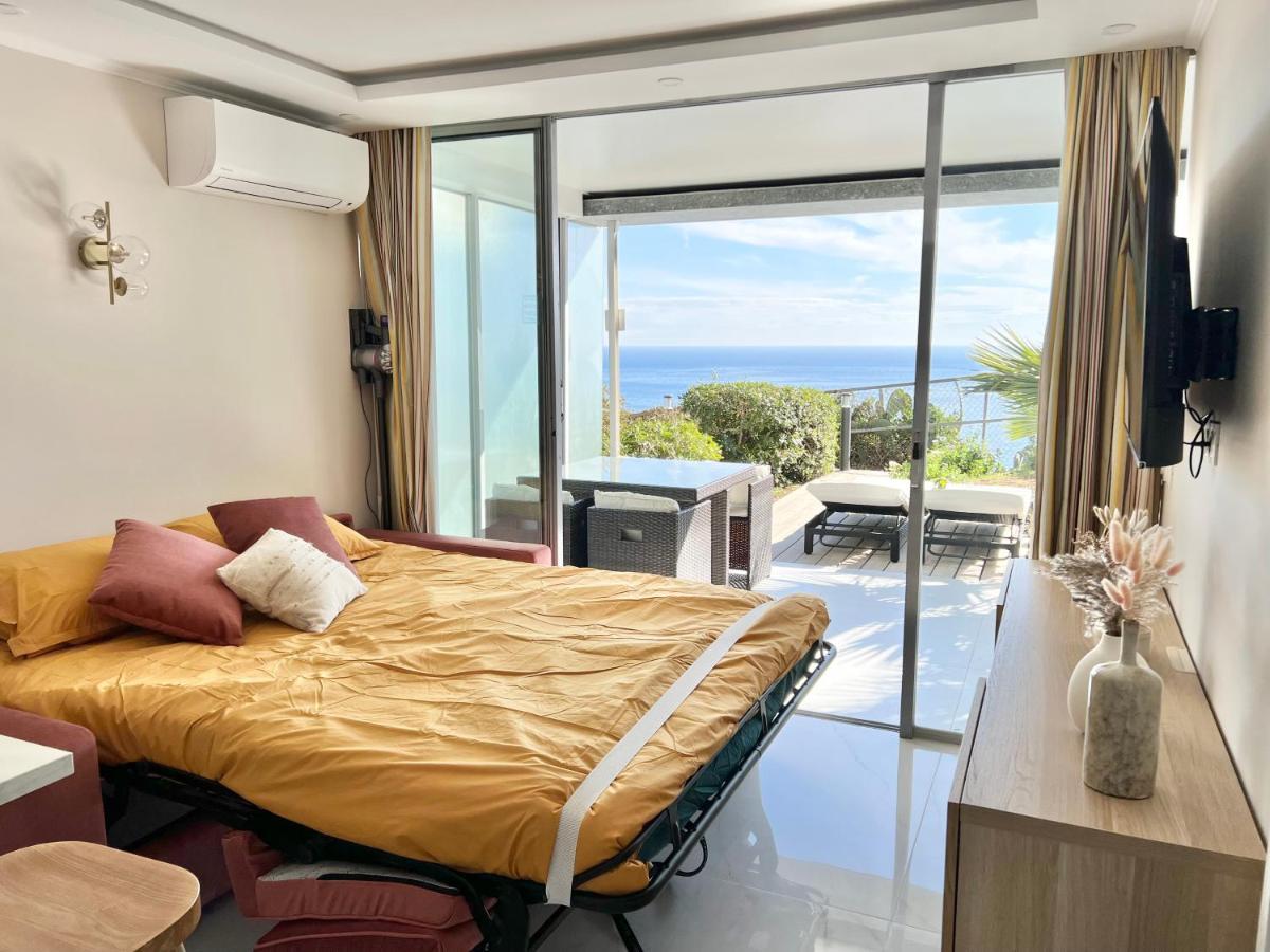 Luxueux Appartement - Vue Mer - Piscine - Free Parking - Monaco カップダイユ エクステリア 写真