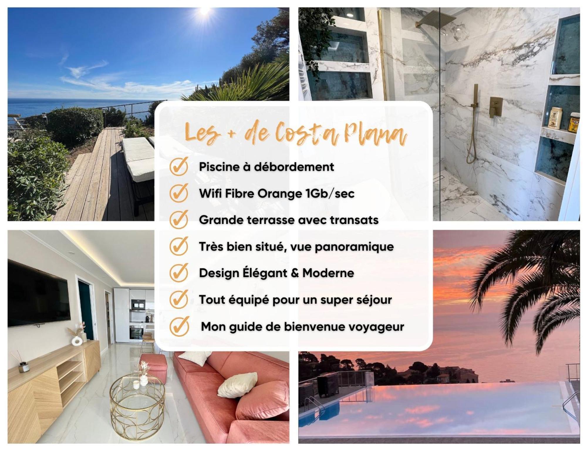 Luxueux Appartement - Vue Mer - Piscine - Free Parking - Monaco カップダイユ エクステリア 写真