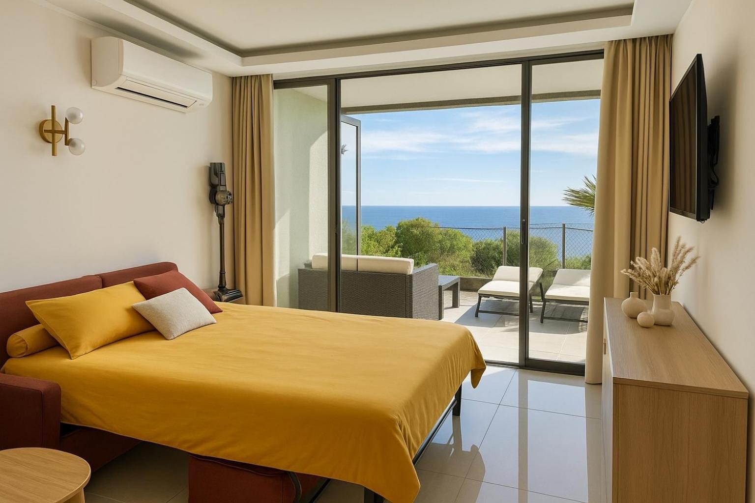Luxueux Appartement - Vue Mer - Piscine - Free Parking - Monaco カップダイユ エクステリア 写真